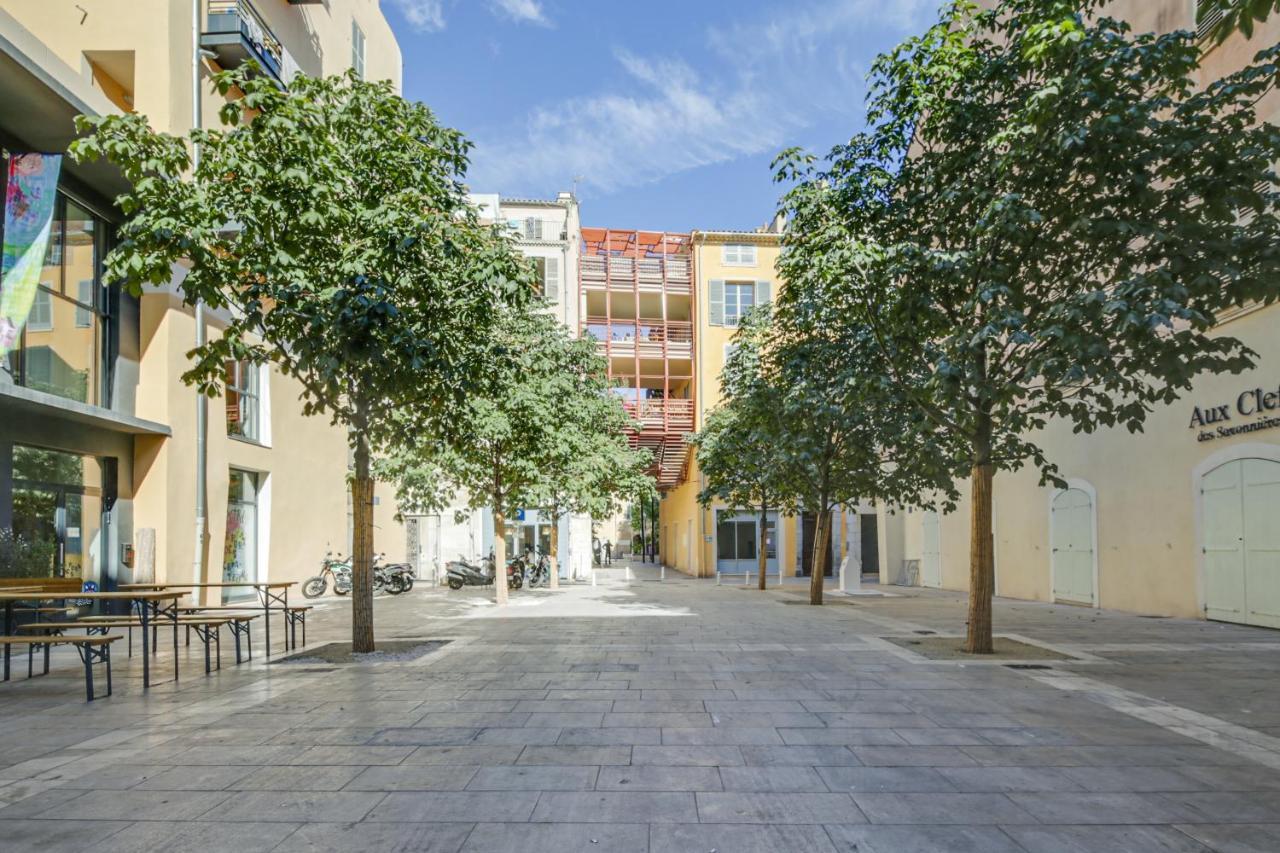 Studio Mezzanine - Clim - Wifi - Centre Historique Toulon Kültér fotó